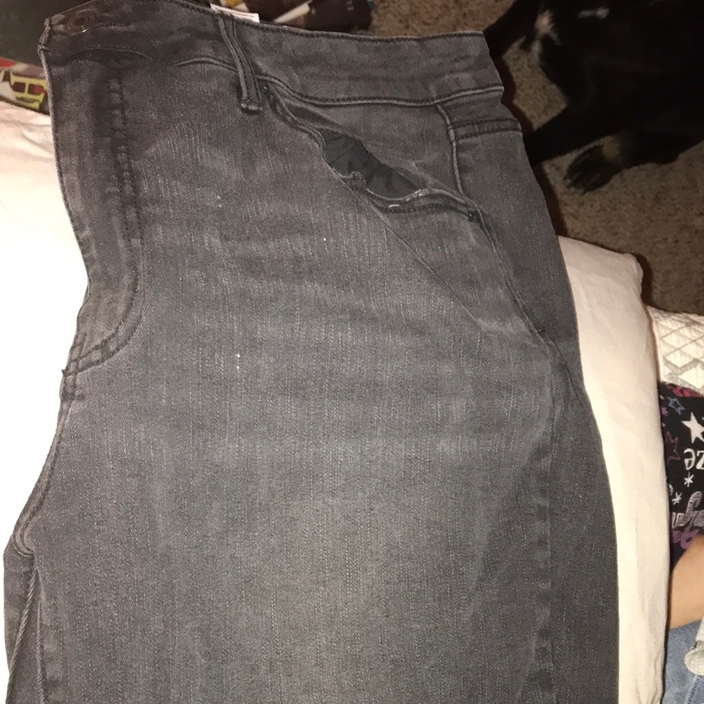 Black Time and Tru womens plus size skinny jeans